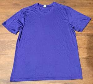C2 Sport Style 5100 Purple Short Sleeve Performance T-Shirt Men's Size L